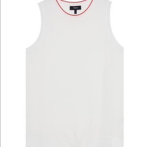 Theory Women's Sleeveless Lewie Silk Top Small